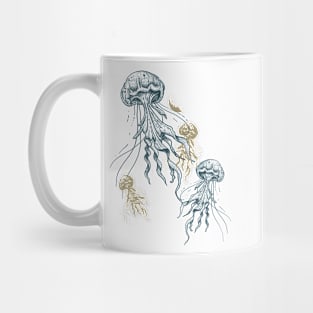 Jellyfish abduction Mug